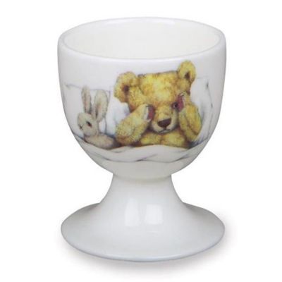 Roy Kirkham Gift Boxed Eggcup - Teddy Time Bone China Ceramic Made in England