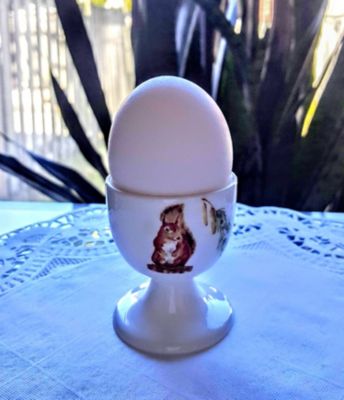 Image showing  EGGCUPS CTRY WILDLFE ASSD Set of 4 Bone China Ceramic Made in England