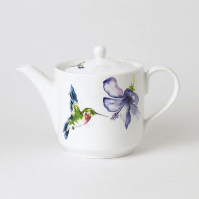 Image showing  ALICE SH. TEAPOT-HUMMINGBIRD Bone China Ceramic Made in England