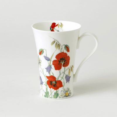 Roy Kirkham LATTE MUG 600ML.ENG.MEAD. - Set of 6, Bone China Ceramic Made in England