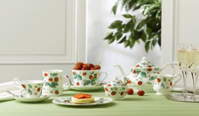 Image showing  Eleanor Mug - Alpine Strawberry Set of 6 Bone China Ceramic Made in England