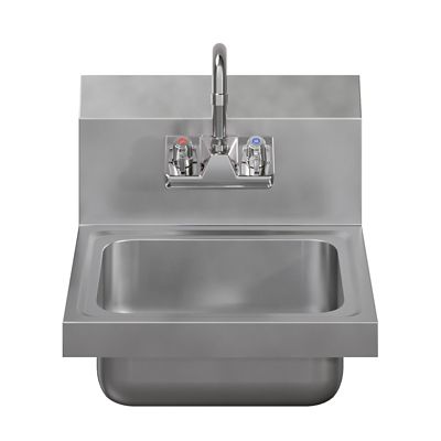 Image showing  Stainless Steel Hand Sink with Faucet