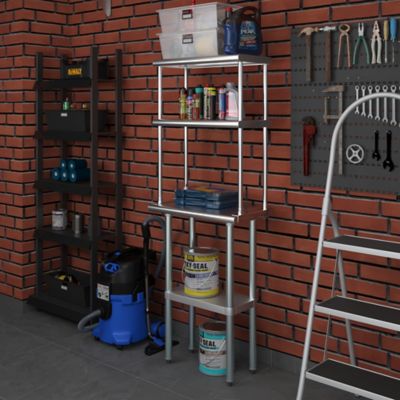 Image showing  Stainless Steel Double Deck Over Shelf, TDOS-1424