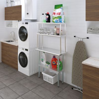 Image showing 7 th AmGood Stainless Steel Double Deck Over Shelf, TDOS-1436