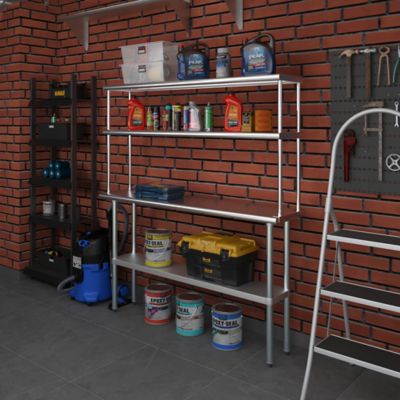 Image showing  Stainless Steel Double Deck Over Shelf, TDOS-1460