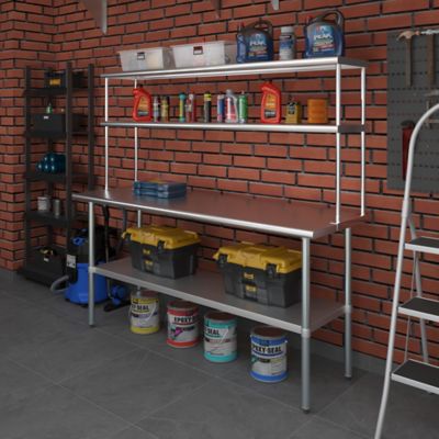 Image showing  Stainless Steel Double Deck Over Shelf, TDOS-1472