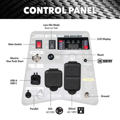 Image showing 8 th DieHard 5000W Inverter Generator