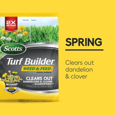 Image showing  TB Halts Crabgrass Preventer, W&F5, SummerGuard and WinterGuard, 4 Bag Bundle for Northern Small Lawns