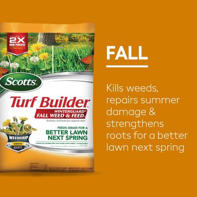Image showing 6 th Scotts TB Halts Crabgrass Preventer, W&F5, SummerGuard and WinterGuard, 4 Bag Bundle for Northern Large Lawns