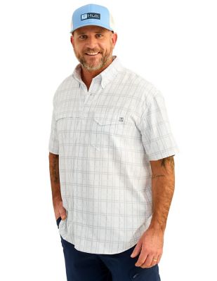 Huk Men's Tide Point Printed Short Sleeve Shirt
