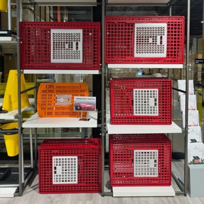 Image showing  2 Door Large Poultry Transport Coop for Turkey