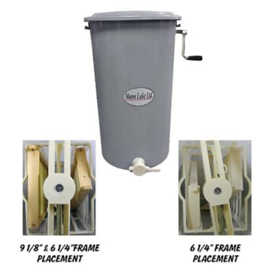 Image showing  2 Frame Plastic Honey Extractor