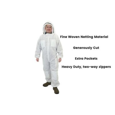 Image showing  Full Vented Beekeeping Suit with Fencing Veil