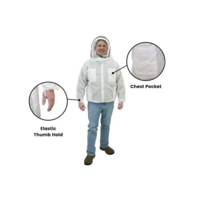 Image showing 1 th Mann Lake Vented Beekeeping Jacket with Veil
