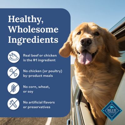 Image showing 5 th Blue Buffalo Tender Shreds Beef and Chicken in Savory Broth Variety Pack Dog Food Topper, 2.5 oz., 12 pk.