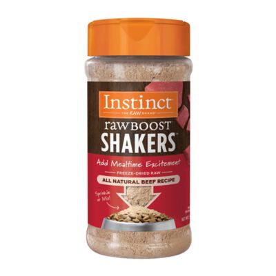 Instinct Raw Boost Shakers Real Beef Dog Food Topper, 0.343 lb.