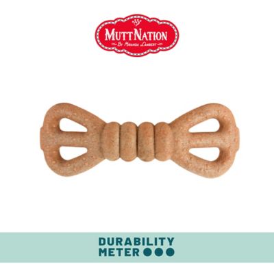 Image showing  Duraflex Pretzel Ring Dog Chew Toy, Bacon Flavor