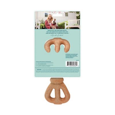 Image showing 6 th MuttNation Fueled by Miranda Lambert Duraflex Pretzel Ring Dog Chew Toy, Bacon Flavor