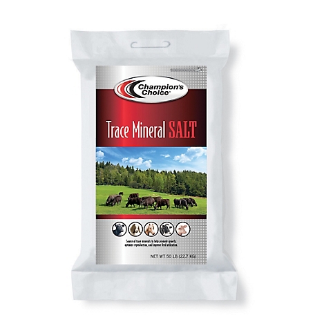 Champion's Choice Trace Mineral Cattle Salt, 50 lb.