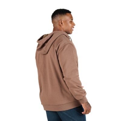 Image showing  Men's Heritage Grid Fleece-Lined Full-Zip Hooded Sweatshirt
