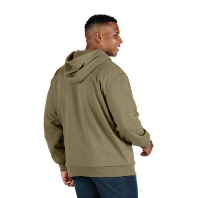 Image showing 1 th Berne Men's Heritage Grid Fleece-Lined Full-Zip Hooded Sweatshirt