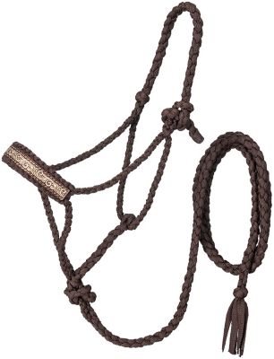 Tough1 Printed Overlay Mule Tape Halter with Lead
