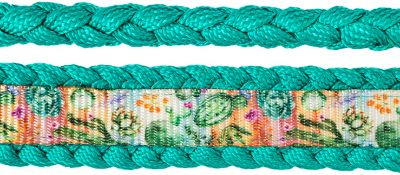 Image showing  Printed Overlay Mule Tape Halter with Lead