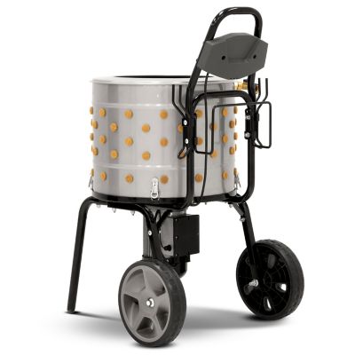 Image showing  Chicken Plucker, Easy On/Off Button, Pull Handle, Integrated Hose and Cord Hooks, 20 in. Stainless Steel Tub