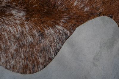 Image showing  Genuine Cowhide Rug, Dark Brindle