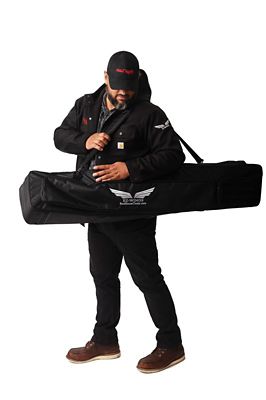 Image showing  XL High Quality, Padded, Tear Resistant Storage Bag for Tracks, Tools, Material Support, 54 x 10 x 8in.