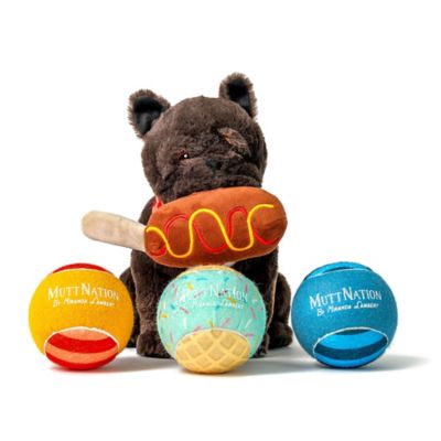 Image showing  Carousel Jumbo Tennis Balls Dog Fetch Toys, 3-Pack