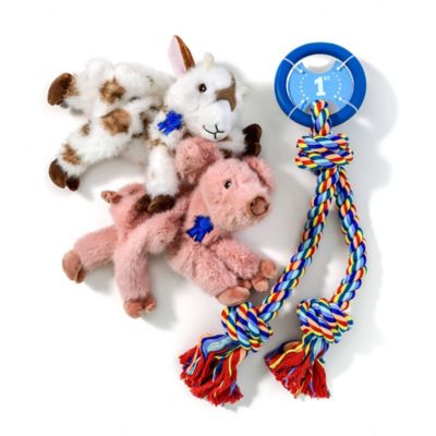 Image showing  Prizewinner Plush Flattie Dog Toy, Assorted Styles
