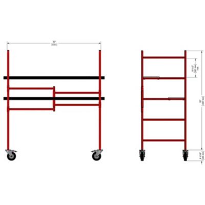 Image showing 5 th Build Frames Interior 5 ft. Folding Scaffold