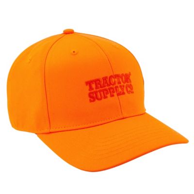 Image showing  Unisex Adult Tonal Cap with Embroidered Logo, Blaze Orange