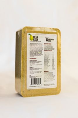 Image showing  4 lb. Pear Deer Attractant Mineral Block