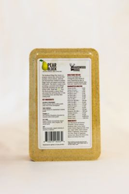 Image showing  4 lb. Pear Deer Attractant Mineral Block