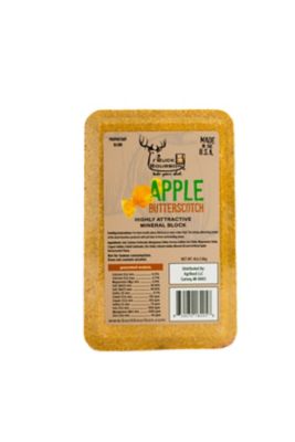 Buck Bourbon 4 lb. Apple Butterscotch Deer Attractant Mineral Block