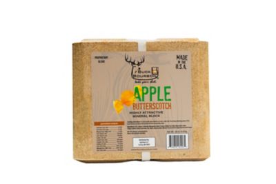 Buck Bourbon 20 lb. Apple Butterscotch Deer Attractant Mineral Block