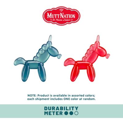 Image showing  Balloon Unicorn Durachew Dog Toy, Assorted Colors