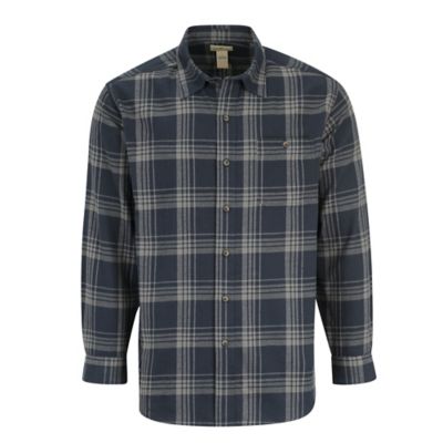 Image showing  Men's Long-Sleeve Button-Down Plaid Flannel Shirt