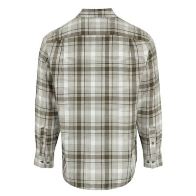 Image showing  Men's Long-Sleeve Button-Down Plaid Flannel Shirt