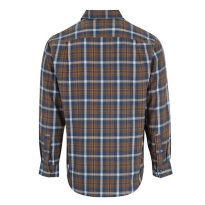 Image showing  Men's Long-Sleeve Button-Down Plaid Flannel Shirt