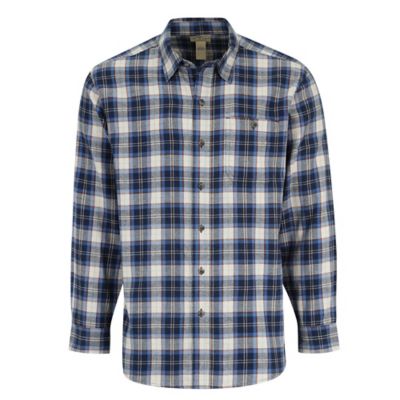 Image showing 0 th Blue Mountain Men's Long-Sleeve Button-Down Plaid Flannel Shirt