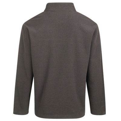Image showing  Men's Honeycomb 1/4-Snap Pullover Fleece Sweatshirt
