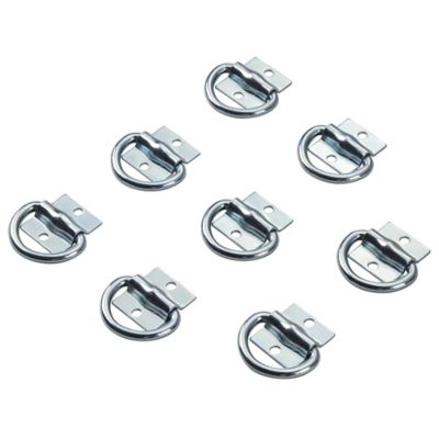 Image showing  400 lb. Capacity Anchor Rings, Silver, 8-Pack