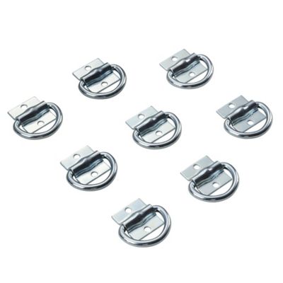 Image showing  400 lb. Capacity Anchor Rings, Silver, 8-Pack