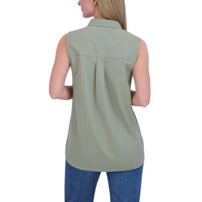 Image showing 2 th Eddie Bauer Women's Performance Woven Button-Down Shirt