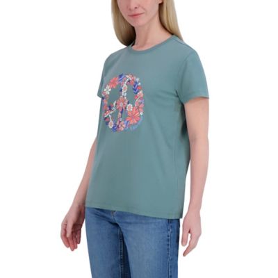 Image showing 1 th Eddie Bauer Women's Graphic Crew Neck Short-Sleeve T-Shirt