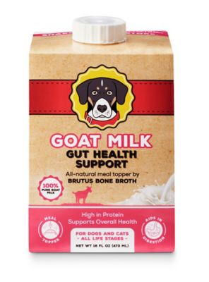 Brutus Bone Broth Goat Milk Dog Food Topper for Dogs, 16 oz.