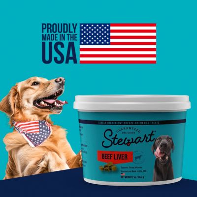 Image showing 7 th Stewart Single Ingredient 21 oz. Beef Liver Value Tub